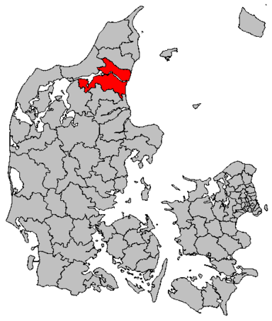 Danmarkskort Aalborg
